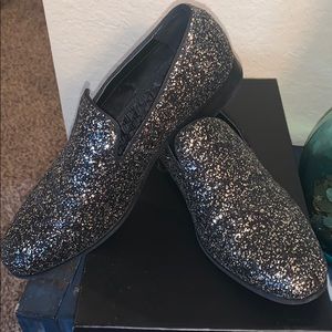 INC Glitter Loafers